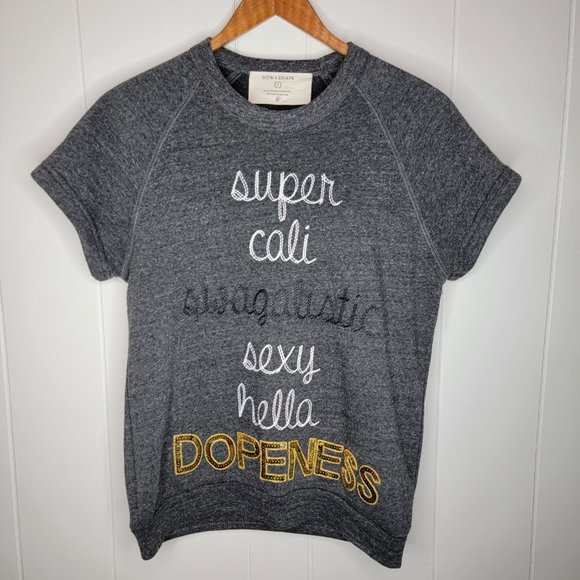 Bow & Drape Super Cali Swagalistic Sexy Hella Dopeness Short Sleeve S - Picture 6 of 11